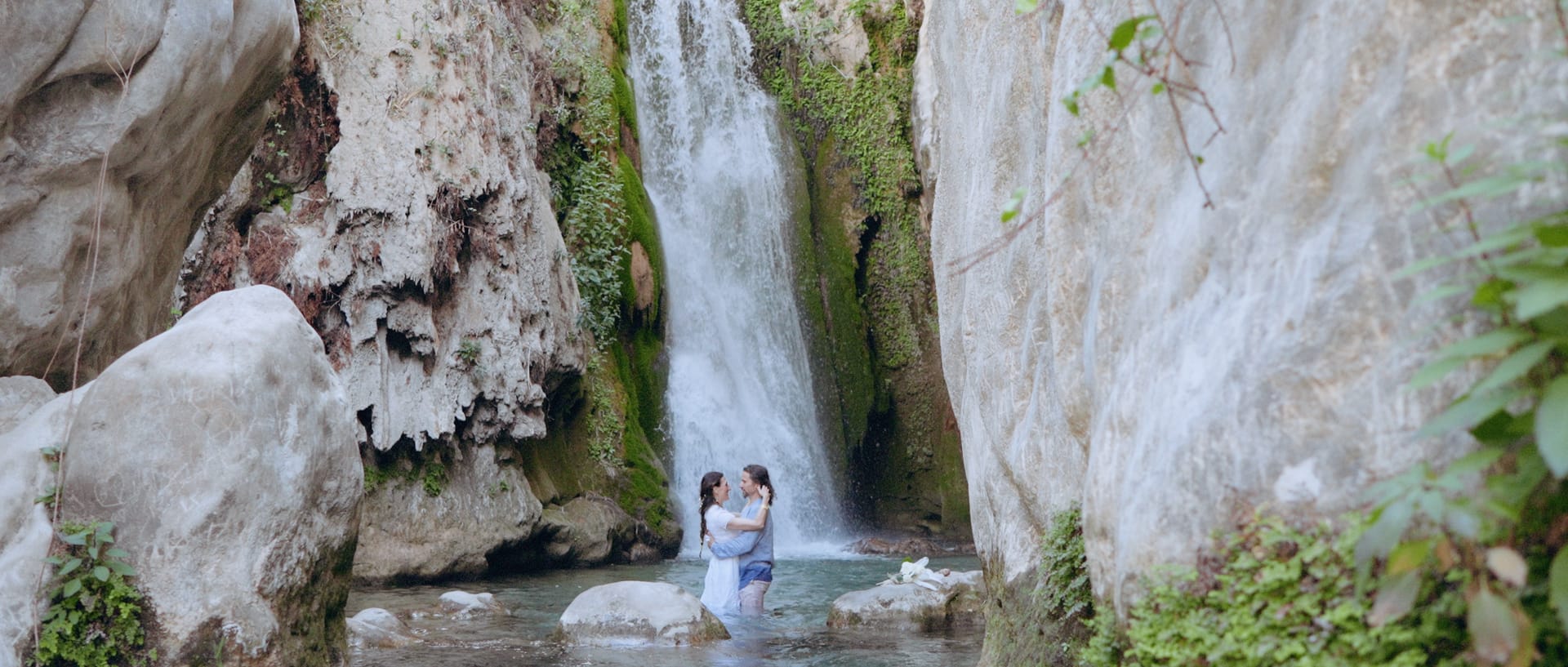 Waterfall Elopement near Moraira (Alicante), Spain