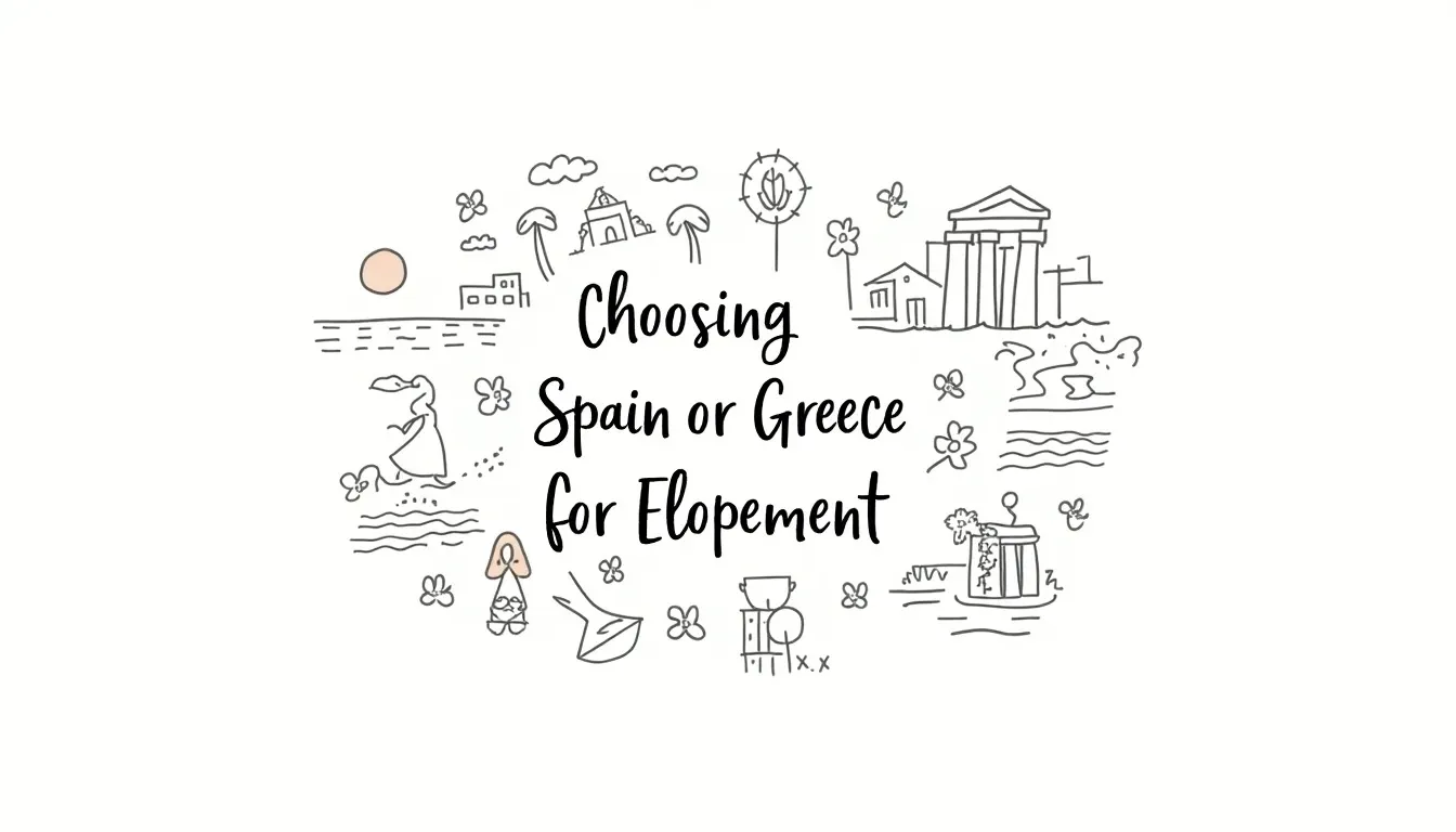 How to Choose Between Spain and Greece for Your Elopement Wedding